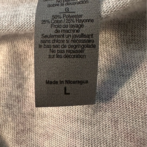 Bee Attitudes Imperfect Graphic Gray Baseball Style Tee Shirt NWOT - Picture 7 of 7